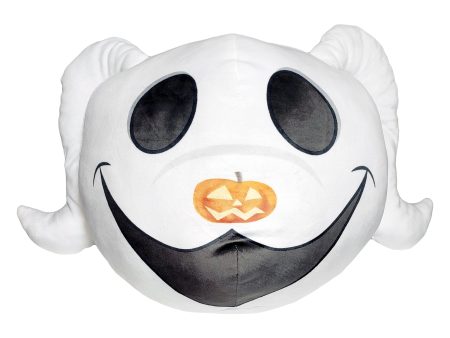 Disney Nightmare Before Christmas Zero Face Round Cloud Pillow 11 Inches on Sale