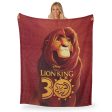 Disney Lion King The King Silk Touch Throw Blanket 50x60 Inches Hot on Sale