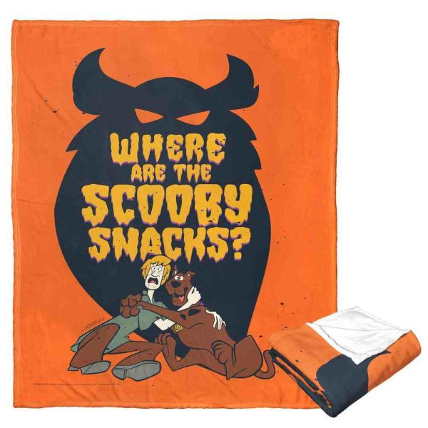 Warner Bros. Scooby-Doo Where Are The Scooby Snacks Silk Touch Throw Blanket 50x60 Inches Supply