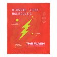 Warner Bros. The Flash Vibrate Your Molecules Silk Touch Throw Blanket 50x60 Inches Fashion