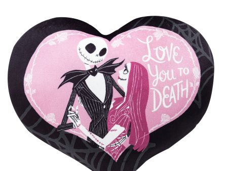 Disney Nightmare Before Christmas Misfit Tango Cloud Pillow with Knife Edge 15 Inches Fashion