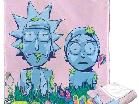 Warner Bros. Rick and Morty Made Of Stone Silk Touch Throw Blanket 50x60 Inches Online