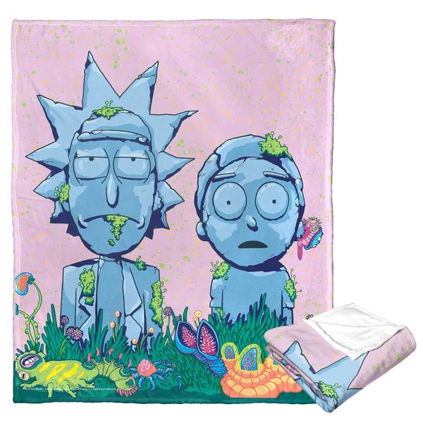 Warner Bros. Rick and Morty Made Of Stone Silk Touch Throw Blanket 50x60 Inches Online