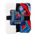 Warner Bros. Superman American Hero Silk Touch Sherpa Blanket 60x80Inches Supply