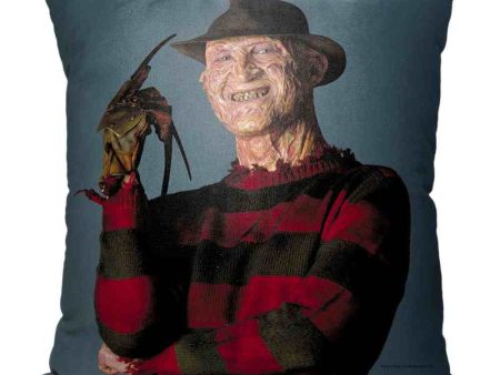 Warner Bros. Nightmare on Elm Street Freddy Poses Throw Pillow 18x18 Inches For Cheap