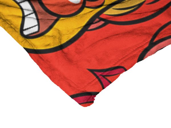 Warner Bros. Year Without A Santa Claus Flaming Mad Silk Touch Throw Online Sale