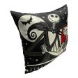 Disney Nightmare Before Christmas Scream Team Throw Pillow 18x18 Inches For Sale