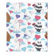 Cartoon Network We Bare Bears Bears And Balloons Silk Touch Throw Blanket 50x60 Inches Online Sale