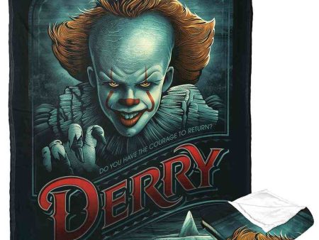 Warner Bros. It Chapter 2 Do You Have The Courage Silk Touch Throw Blanket 50x60 Inches Supply