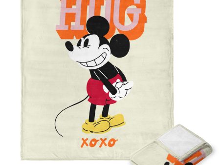 Disney Mickey Mouse XOXO Mickey Silk Touch Throw Blanket 50x60 Inches Online Sale