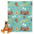 Warner Bros. Scooby-Doo Ruh Roh Silk Touch Throw Blanket with Plush Hugger 40x50 Inches Online