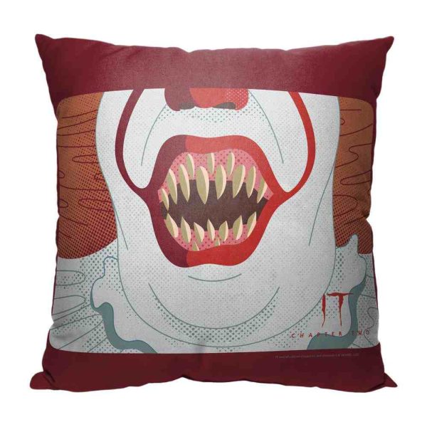 Warner Bros. It 2 Smile Wide Throw Pillow 18x18 Inches Online now