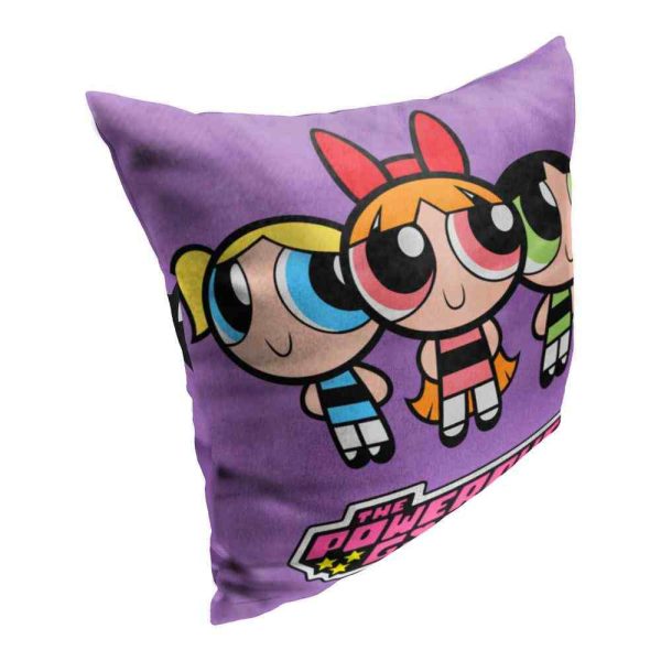 Cartoon Network Powerpuff Girls Tight Knit Trio Pillow 18x18 Inches Cheap