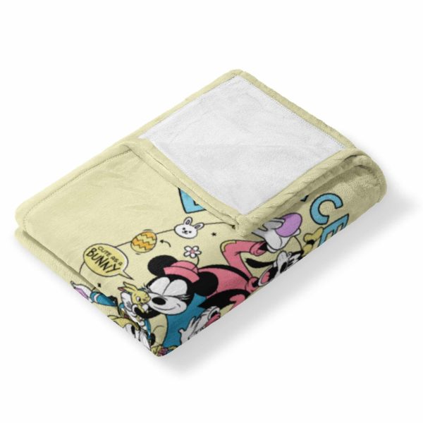 Disney Mickey Mouse Eggcellent Silk Touch Throw Blanket 50x60 Inches Online Hot Sale