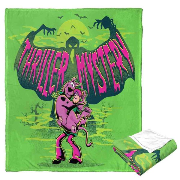 Warner Bros. Scooby-Doo Thriller Mystery Silk Touch Throw Blanket 50x60 Inches Online Sale