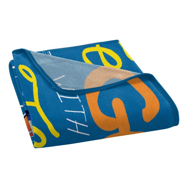 Disney Finding Nemo With The Flow Micro Raschel Throw Blanket 46x60 Inches Supply