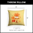 Disney Inside Out 2 Oh No Oh No Throw Pillow 18x18 Inches Fashion