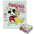 Disney Mickey Mouse Friends Furever Silk Touch Sherpa Throw Blanket 50x60 Inches Supply