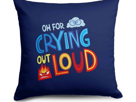 Disney Inside Out 2 Crying Out Loud Throw Pillow 18x18 Inches Fashion