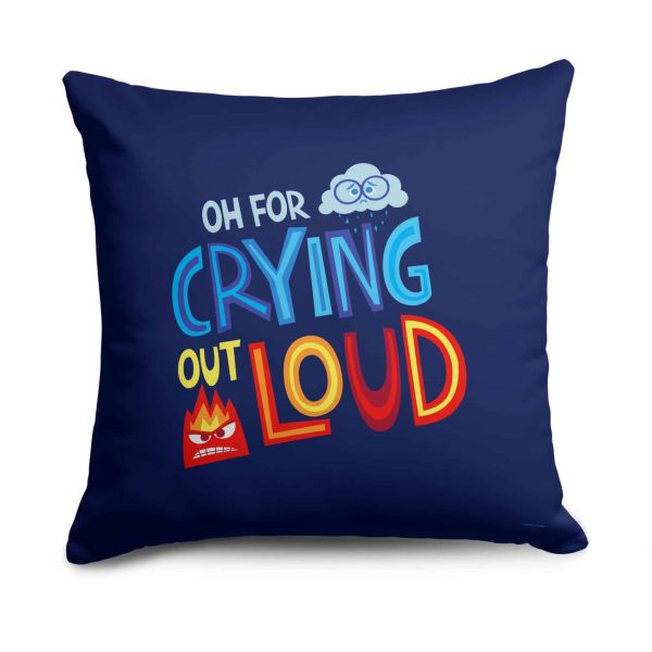 Disney Inside Out 2 Crying Out Loud Throw Pillow 18x18 Inches Fashion