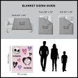 Disney Nightmare Before Christmas Me And You Personalization Silk Touch Throw Blanket 50x60 Inches For Sale