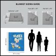 Disney Donald Duck Wake Up Silk Touch Sherpa Throw Blanket 50x60 Inches on Sale