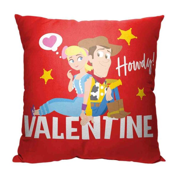 Disney Pixar Toy Story Howdy Valentine Throw Pillow 18x18 Inches Supply