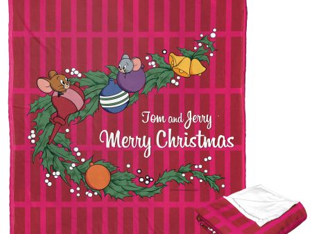 Warner Bros. Tom And Jerry Merry Christmas Silk Touch Throw Blanket 50x60 Inches Online now