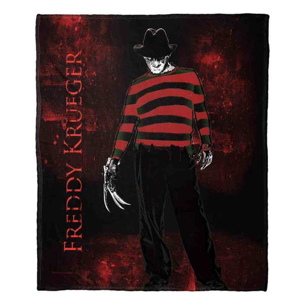 Warner Bros. Nightmare on Elm Street Freddy Krueger Silk Touch Throw Blanket 50x60 Inches on Sale