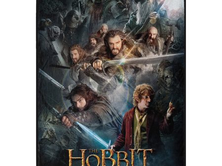 Warner Bros. The Hobbit Unexpected Journey Micro Raschel Throw Blanket 46x60 Inches on Sale