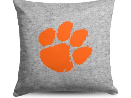 Clemson Tigers NCAA Logo Sweatshirt Pillow 16 Inches For Cheap