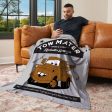 Disney Pixar Cars Tow Mater Silk Touch Throw Blanket 50x60 Inches Cheap