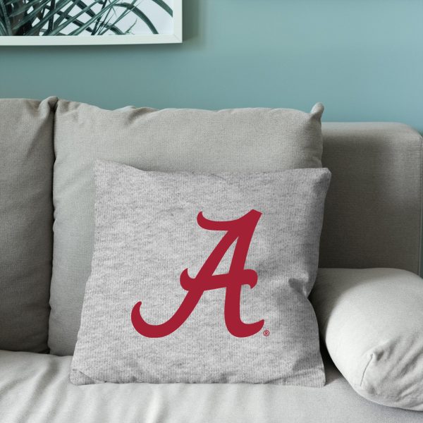 Alabama Crimson Tide NCAA Logo Sweatshirt Pillow 16 Inches Online now