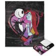 Disney Nightmare Before Christmas Frightful Yet Delightful Silk Touch Throw Blanket 50x60 Inches Cheap