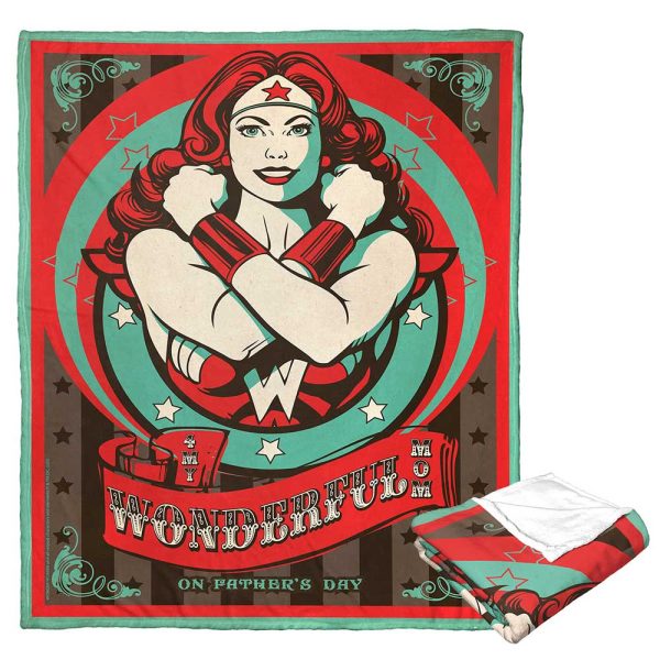 Warner Bros. Wonder Woman Wonder Parent Silk Touch Throw Blanket 50x60 Inches Supply