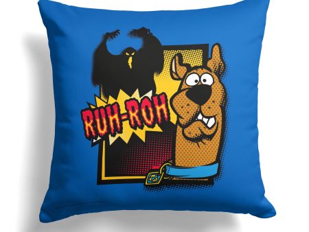 Warner Bros. Scooby-Doo Scooby Comic Throw Pillow 18x18 Inches For Sale