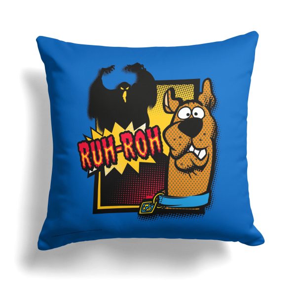 Warner Bros. Scooby-Doo Scooby Comic Throw Pillow 18x18 Inches For Sale