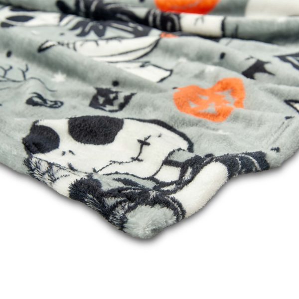 Disney Nightmare Before Christmas Best Friends Silk Touch Throw Blanket 50x70 Inches Supply