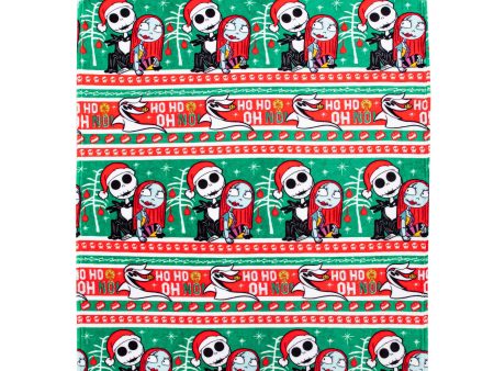 Disney Nightmare Before Christmas Ho Ho Oh No Silk Touch Throw Blanket 50x70 Inches Discount