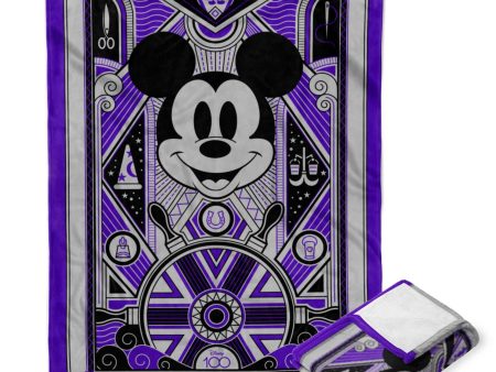 Disney Mickey Mouse Art Deco Mickey Silk Touch Throw Blanket 60x80Inches Online