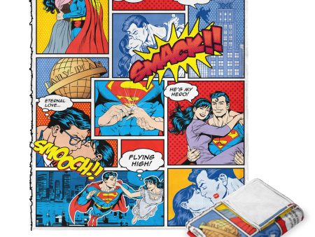 Warner Bros. Superman Lois And Superman Silk Touch Throw Blanket 50x60 Inches Supply