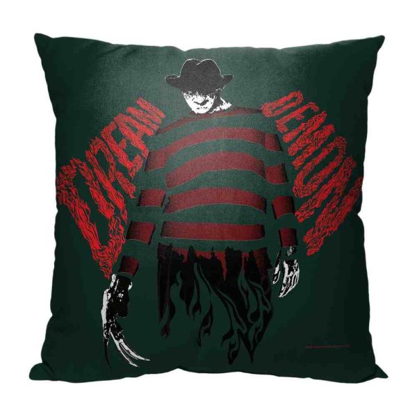 Warner Bros. Nightmare on Elm Street Dream Demon Throw Pillow 18x18 Inches Online