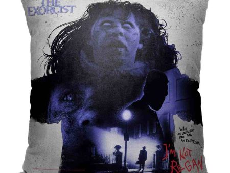 Warner Bros. The Exorcist Not Regan Throw Pillow 18x18 Inches For Sale