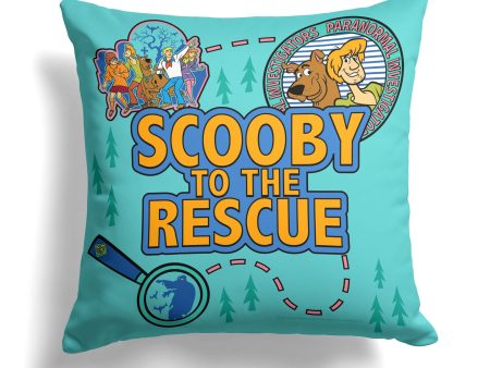 Warner Bros. Scooby-Doo Scooby To The Rescue Throw Pillow 18x18 Inches Sale