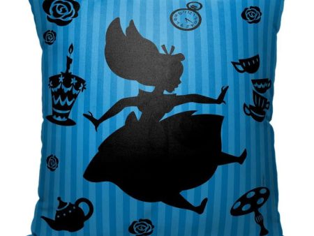 Disney Alice in Wonderland Fallen Down Throw Pillow 18x18 Inches Sale