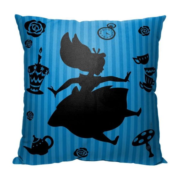 Disney Alice in Wonderland Fallen Down Throw Pillow 18x18 Inches Sale