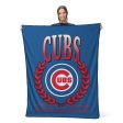 Chicago Cubs MLB Plateau Silk Touch Throw Blanket 46X60 Inches Online