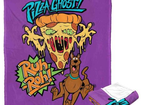 Warner Bros. Scooby-Doo Pizza Ghost Silk Touch Throw Blanket 50x60 Inches Discount