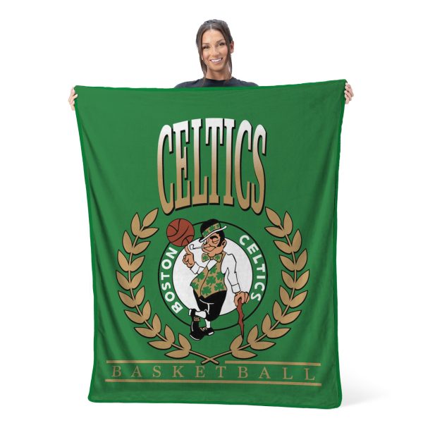 Boston Celtics NBA Plateau Silk Touch Throw Blanket 46X60 Inches For Cheap