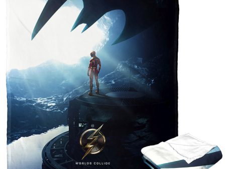 Warner Bros. The Flash World s Collide Silk Touch Throw Blanket 50x60 Inches Online now